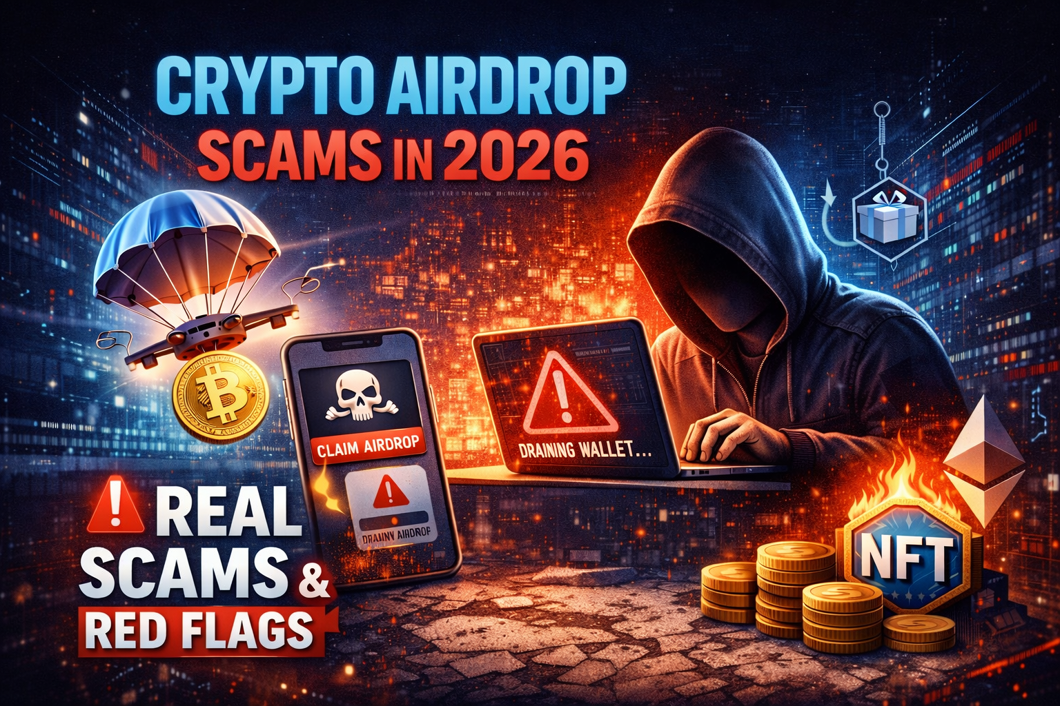 Crypto Airdrop Scams in 2026: Real Examples & Red Flags