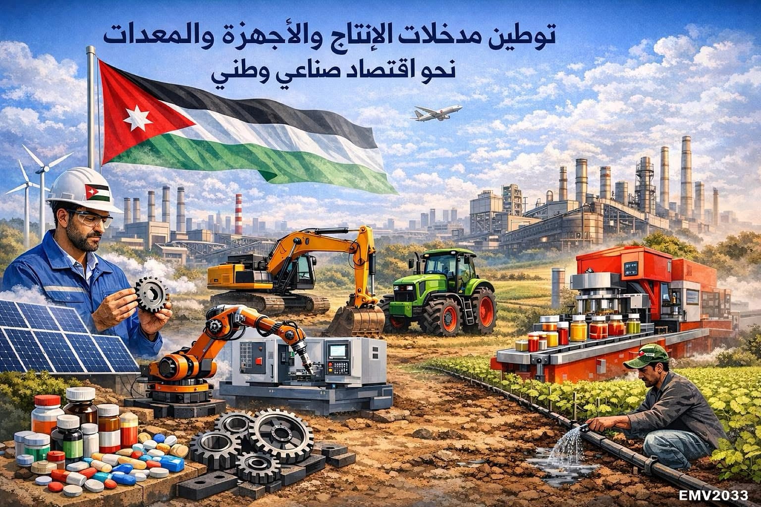 توطين مدخلات الإنتاج والأجهزة والمعدات: نحو اقتصاد صناعي وطني.