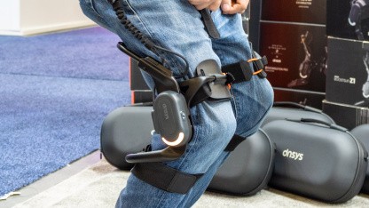 Dnsys-Exoskelette im Hands-on: Mit Roboter-Beinen die Treppe hinauf wie mit Mitte 20