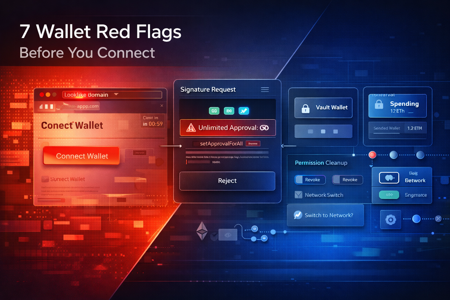 Don’t Connect Yet: 7 Wallet Red Flags to Spot Fast