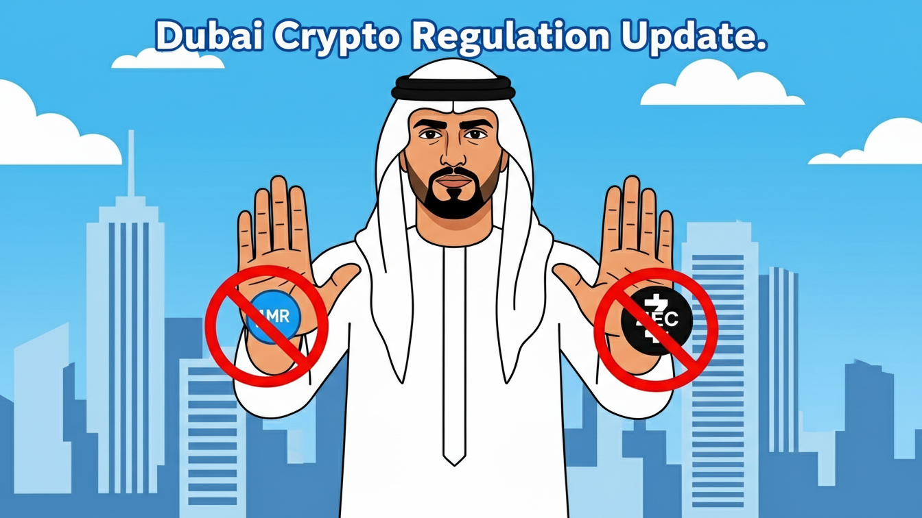 Dubai’s Reported Ban on Privacy Coins (Monero, Zcash) — What It Means for Crypto Regulation
