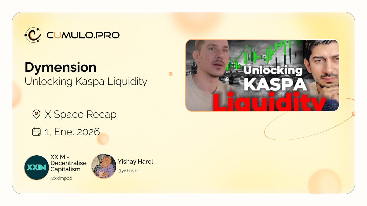 Dymension, Unlocking Kaspa Liquidity