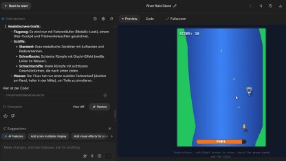 (g+) Vibe Coding ausprobiert: Ein Spieleklassiker – mit KI nachgebaut