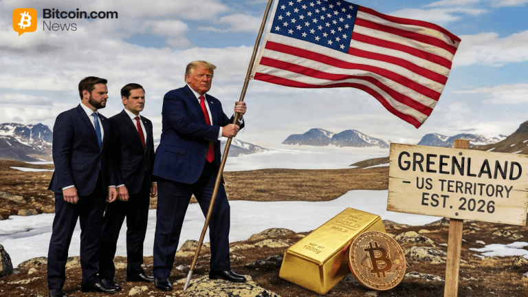 Gold Breaks Records, Bitcoin Nosedives After Trump’s Renewed Greenland Annexation Push