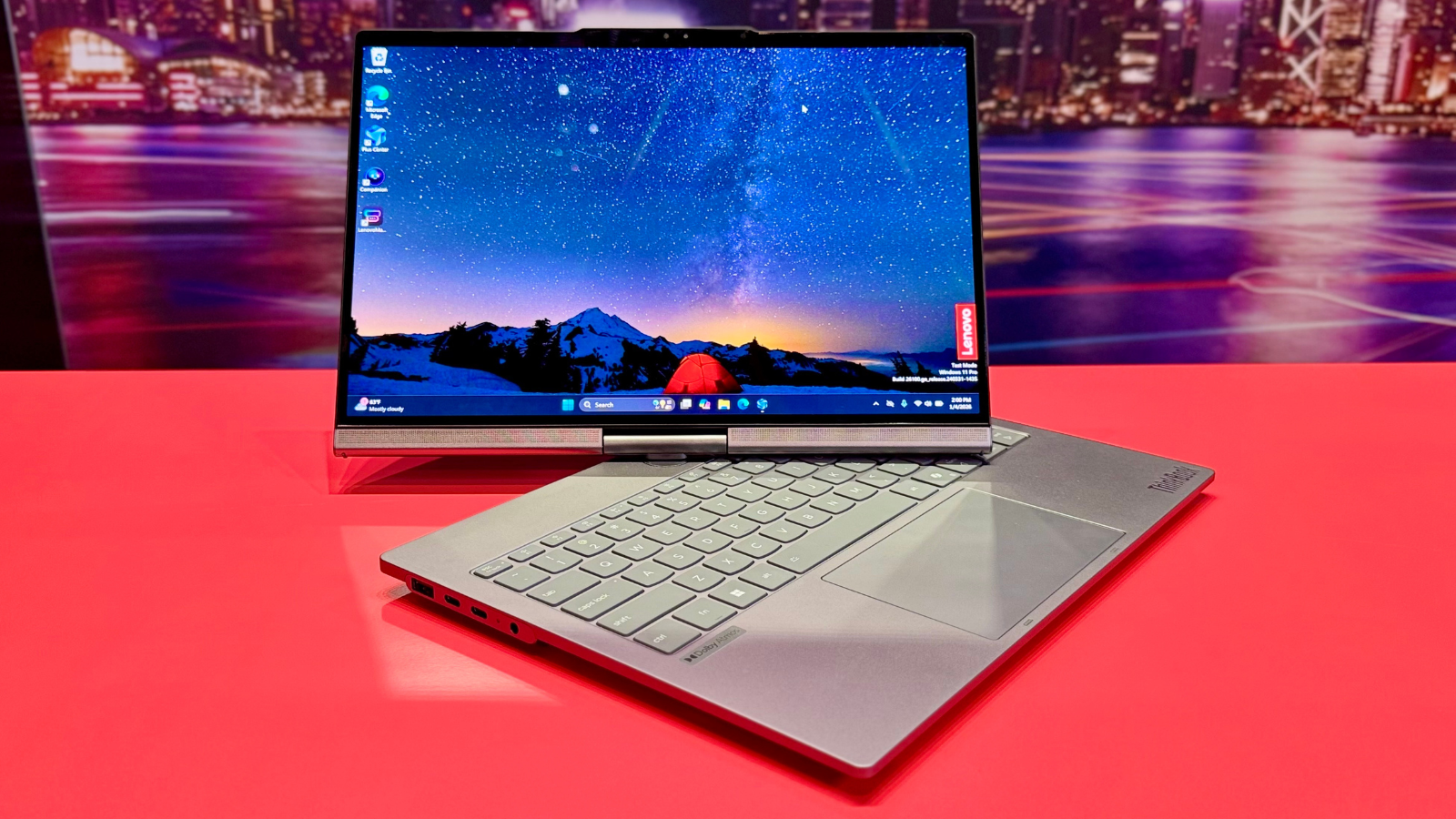 Hands on at CES 2026: Lenovos voice-controlled twisting laptop arrives