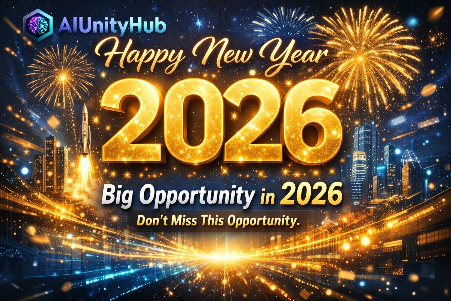 HAPPY NEW YEAR 2026 WITH AIUNITYHUB