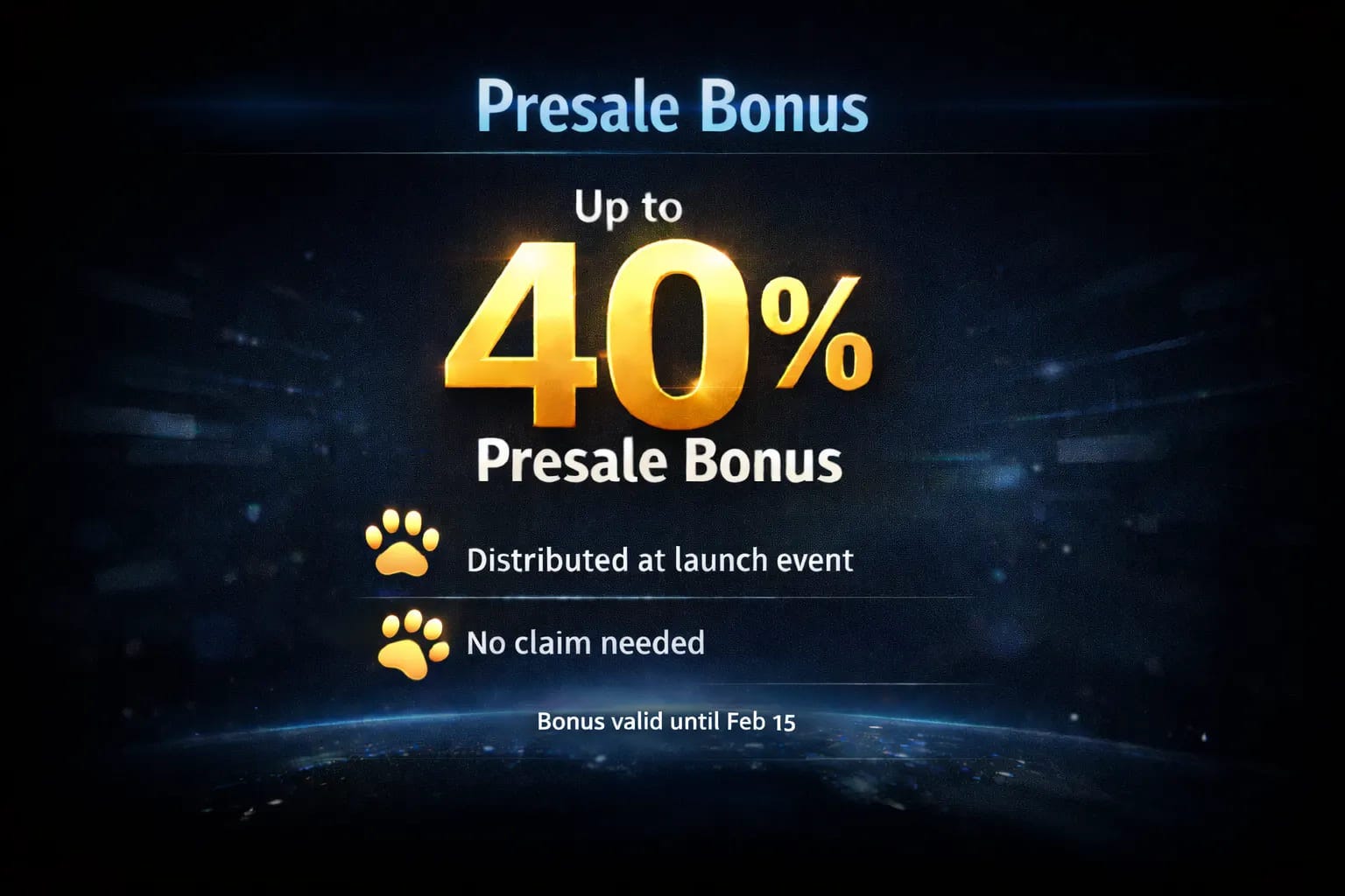 Hexydog Presale Bonus Update (Limited Time)
