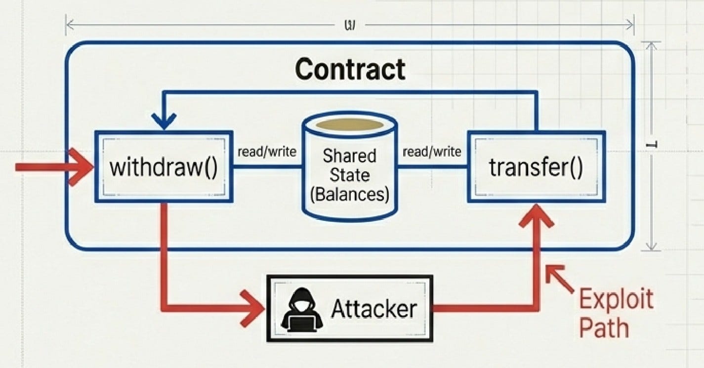 How Reentrancy Exploits Drain Smart Contracts