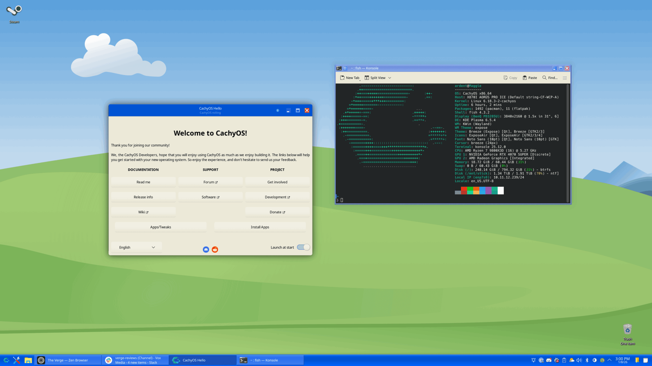 I replaced Windows with Linux and everything’s going great