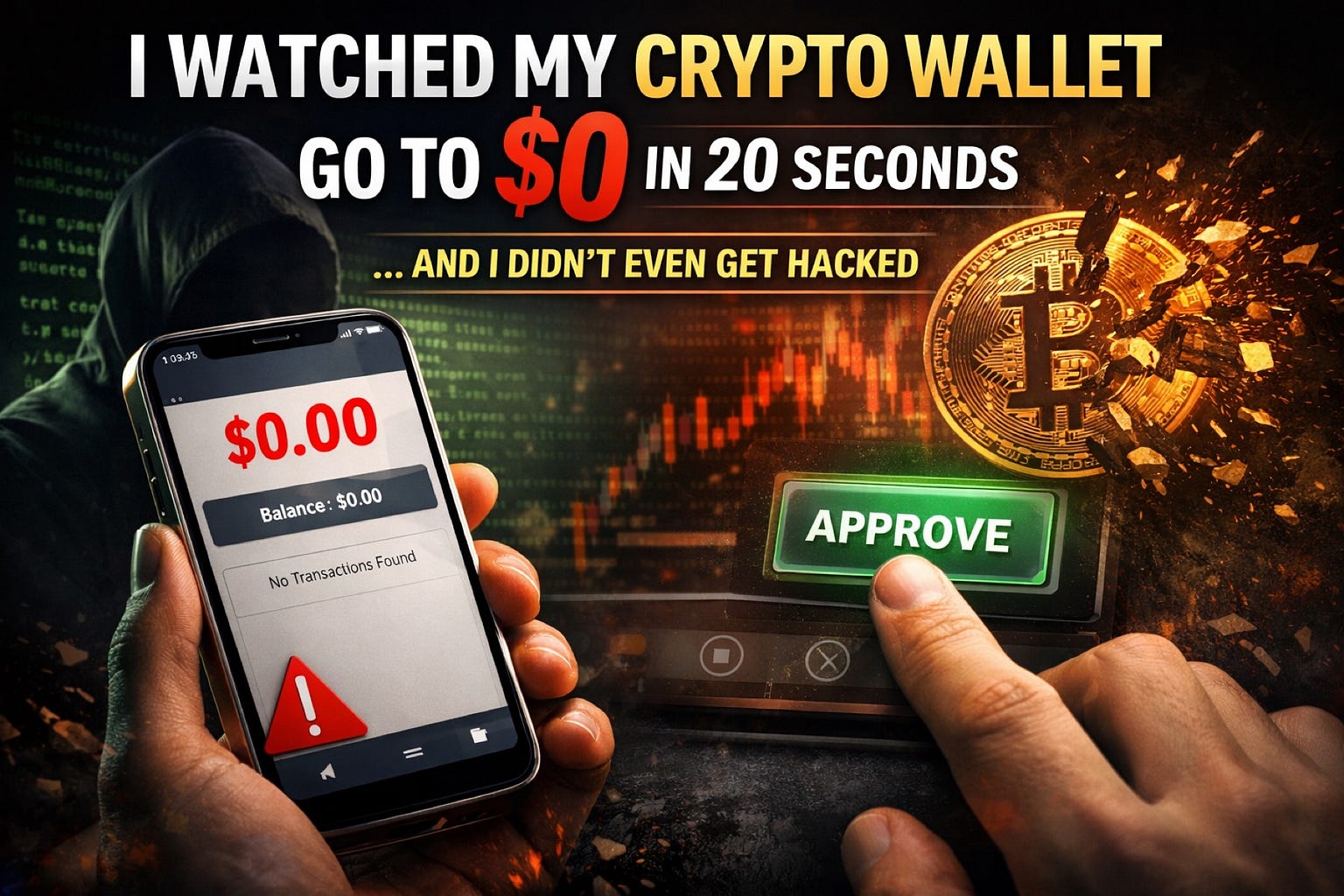 I Watched My Crypto Wallet Go to $0 in 20 Seconds, And I Didn’t Even Get Hacked