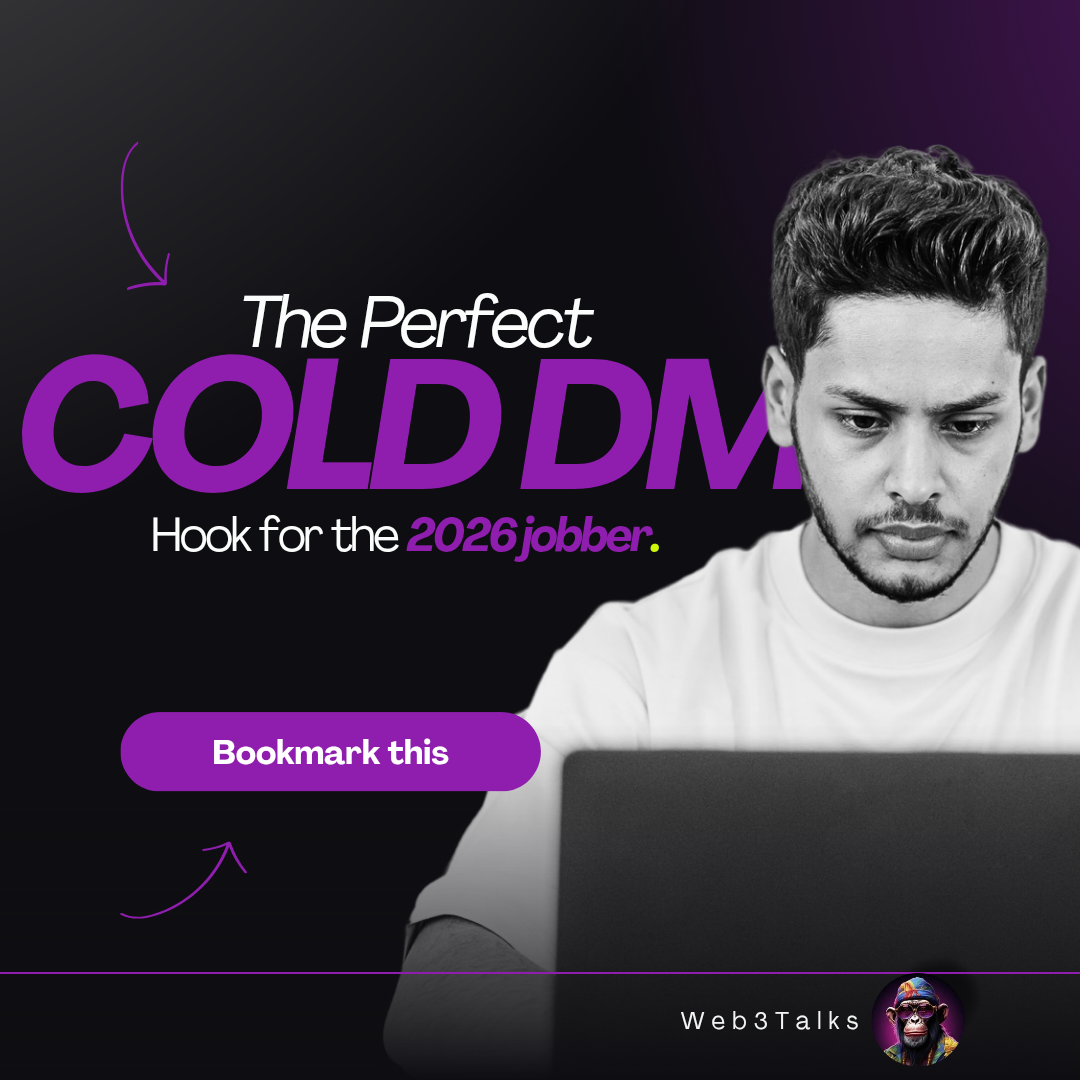 If you are a web3 jobber, read this before you send your next cold DM.