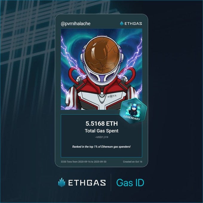 I’m A Legendary Jack At ETHGas — Got My Gas ID and Beans!