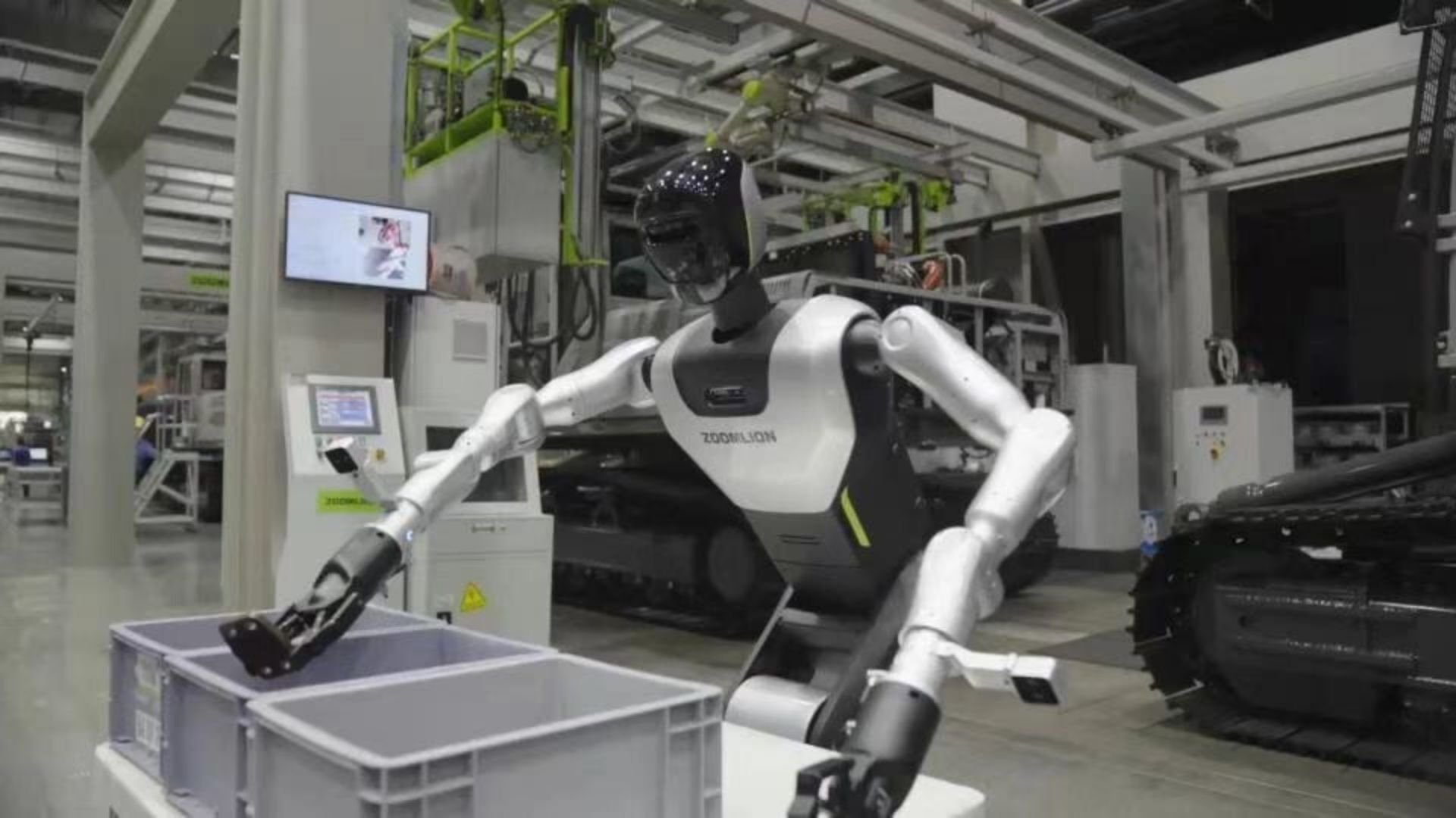 Industrial humanoid robots and AI help China’s construction giant boost production