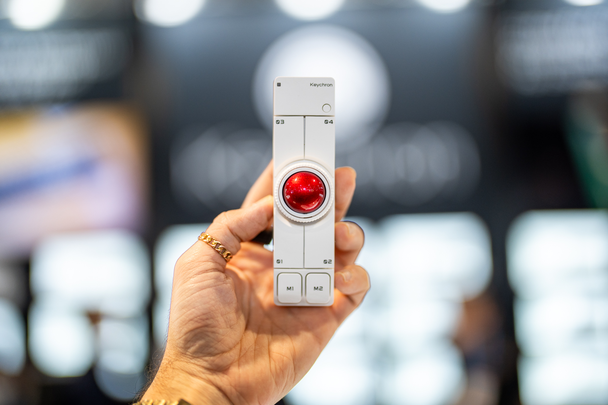 I’ve never used a trackball, but Keychron’s Nape Pro looks like the perfect one