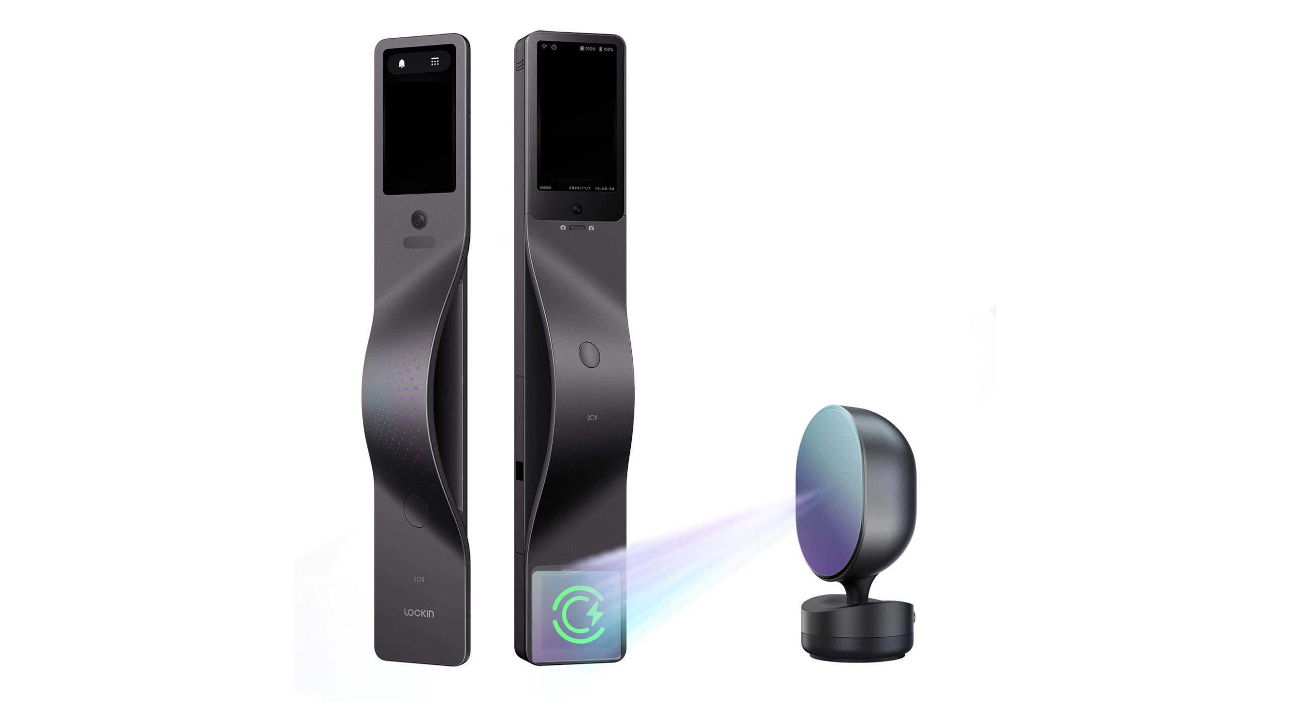 Lockin’s everlasting vein-recognizing smart lock doorbell cam combo is peak CES