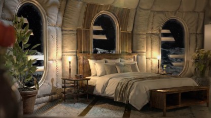 Mondtourismus: Ein Hotelzimmer auf dem Mond