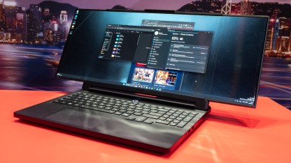 Rollable-Laptops im Hands-on: Lenovo zeigt Gaming-Laptop mit seitlich ausfahrbarem Display
