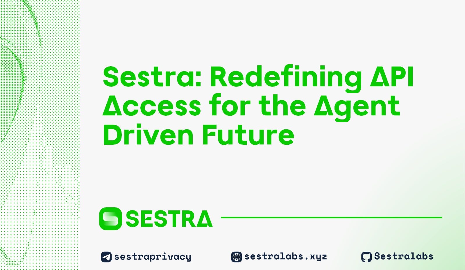 SESTRA: Redefining API Access for the Agent Driven Future