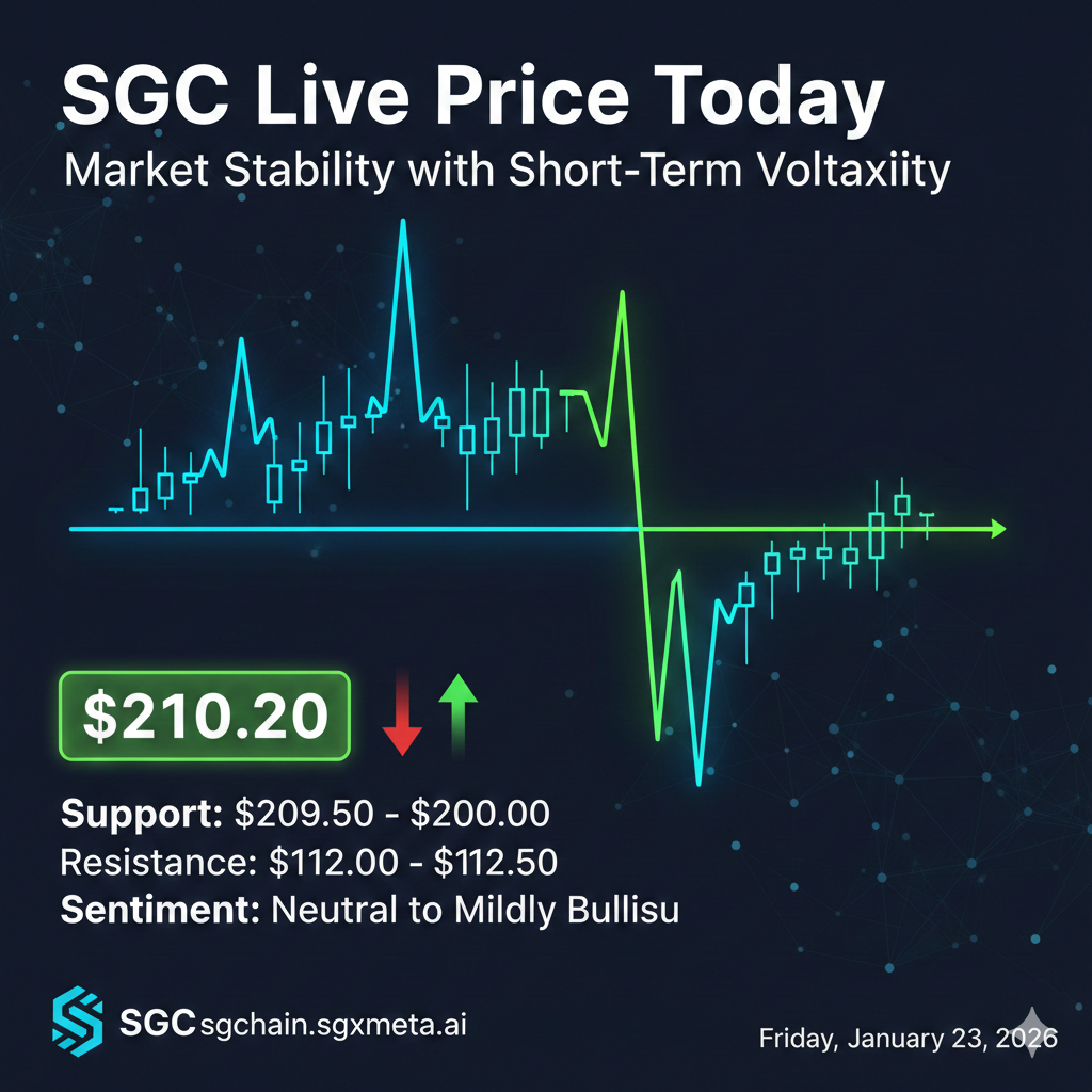 SGC Live Price Today — Market Stability with Short-Term Volatility