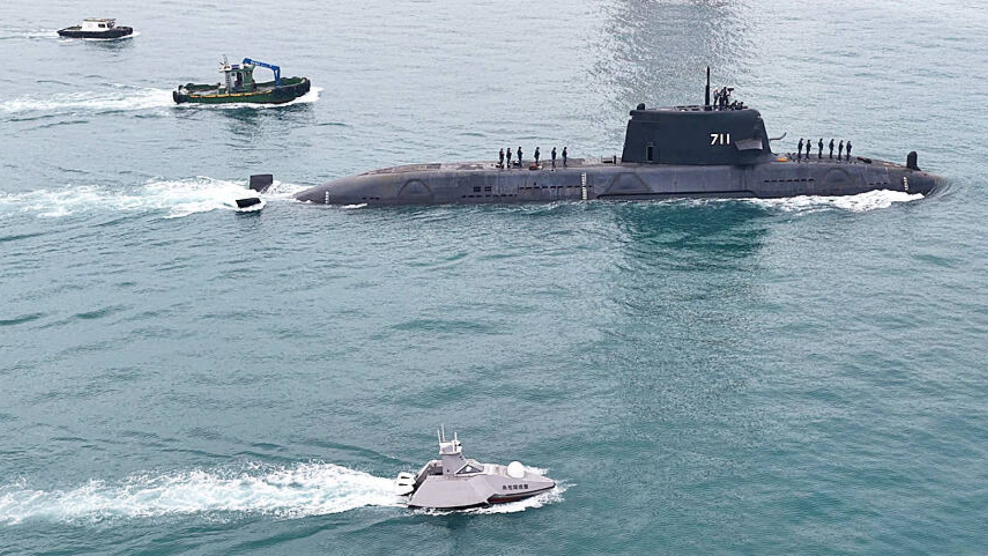 Taiwan’s first domestically built submarine conducts new surface-only sea trial
