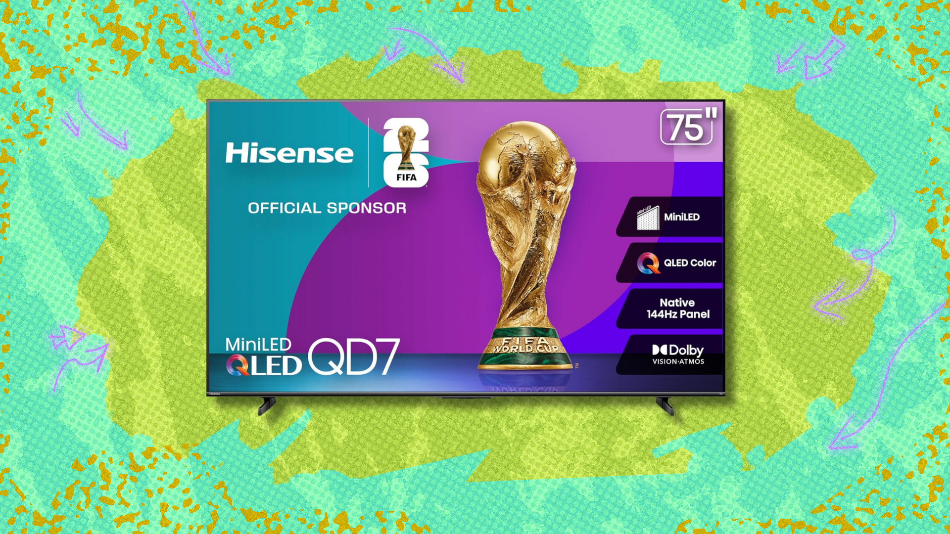 The 32-inch Hisense Class A4 TV is on sale for under $100 at Amazon