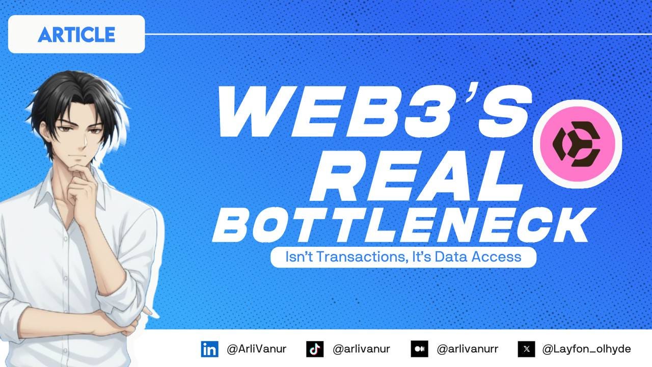 The Hidden Bottleneck of Web3: Data Access, Not Transactions