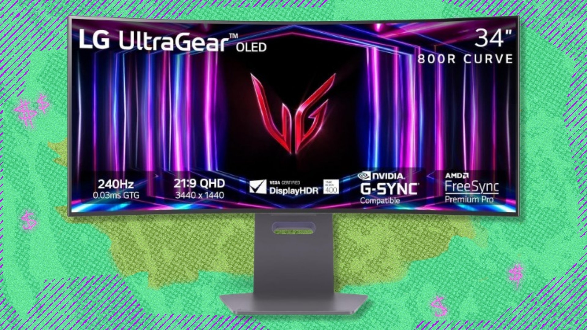 The LG UltraGear 34-inch OLED gaming monitor is almost half price at Amazon — save $600