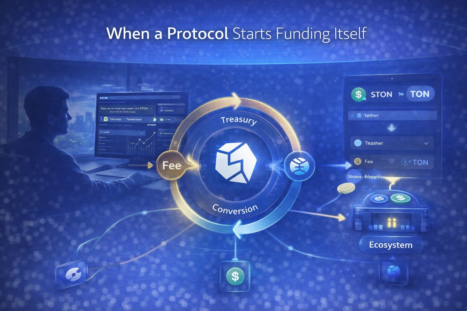 The Protocol That Funds Itself: Inside STON.fi’s Pioneering Treasury Acquisition Engine