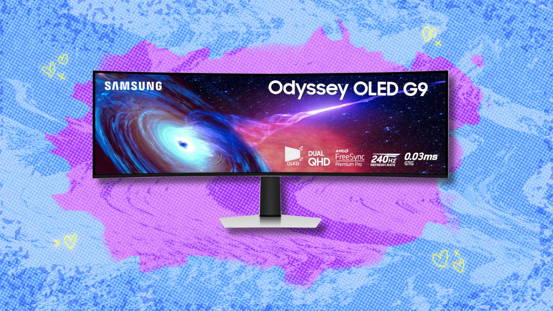 The Samsung 49-inch Odyssey G93SC Series gaming monitor is $899.99 at Amazon — get $300 off right now