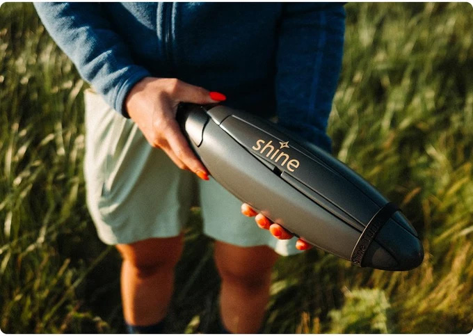The Shine 2.0 is a compact wind turbine for your next camping trip