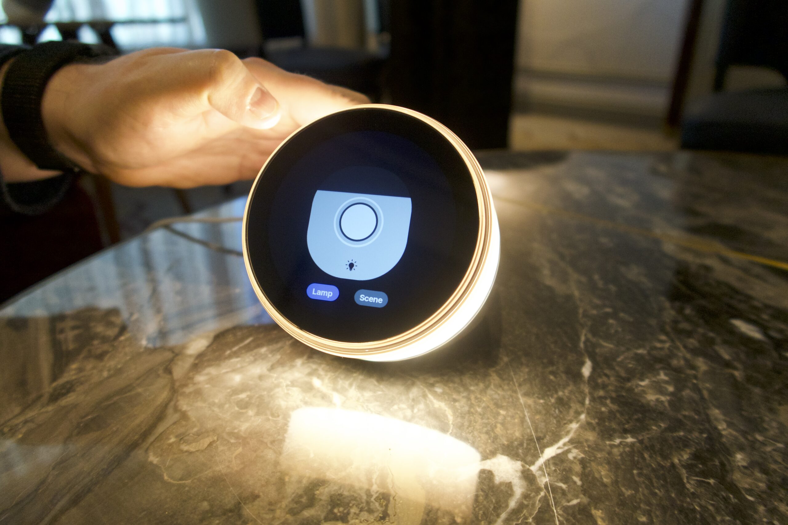 This tabletop sleep device and sunrise alarm clock aims to help you put your phone away before bed