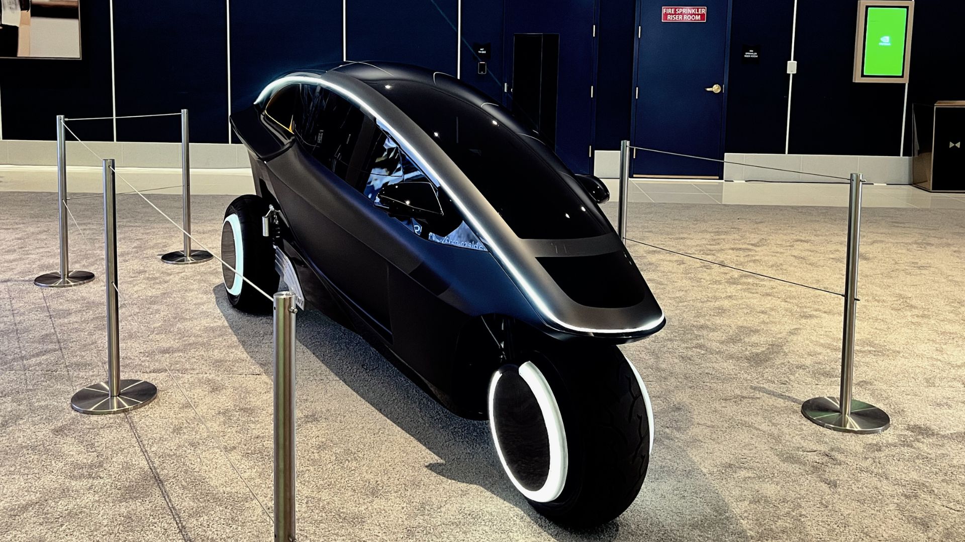 TRINITY one-seat EV debuts at CES 2026 with 120 mph speed, NVIDIA-powered talking AI