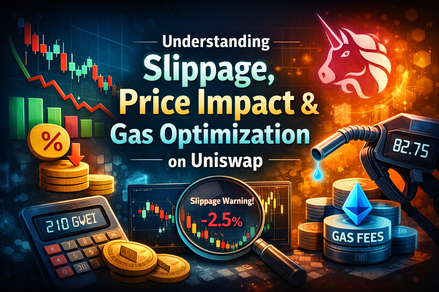 Understanding Slippage, Price Impact & Gas Optimization on Uniswap