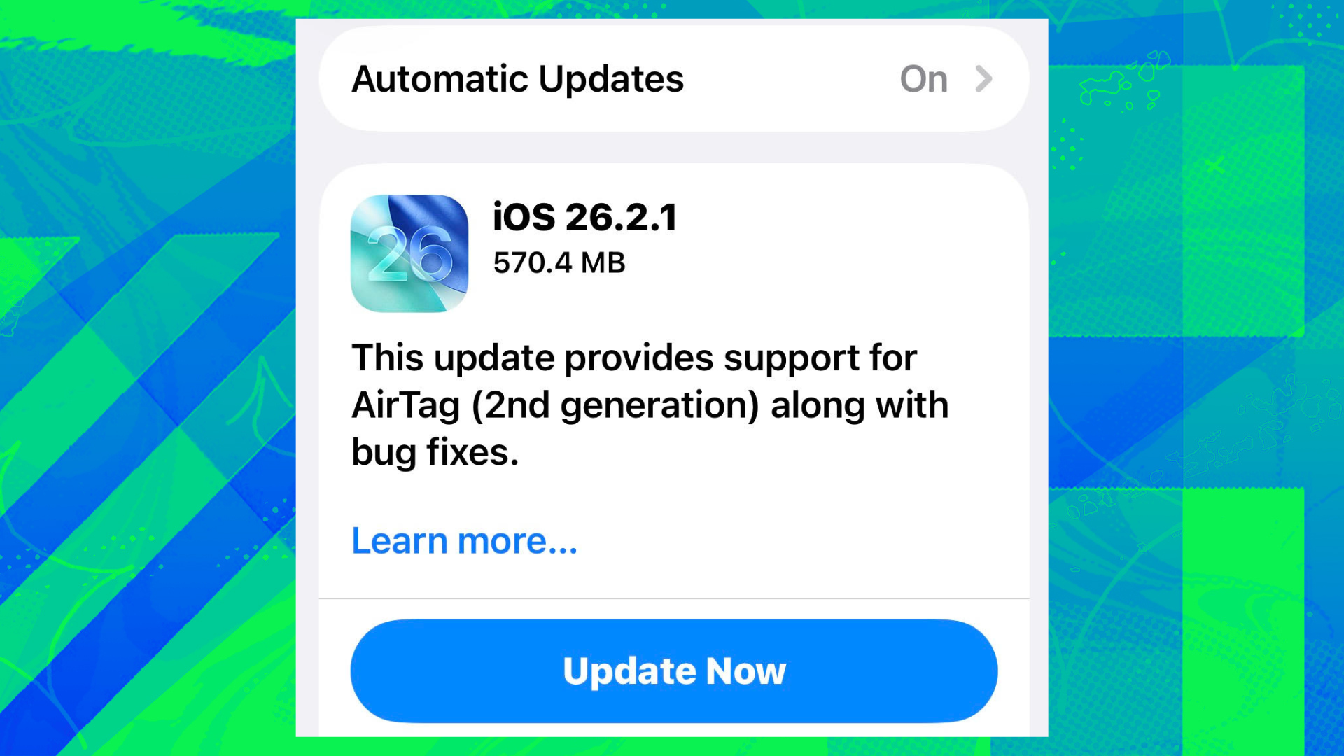 Update now: Apple iOS 26.2.1 arrives with support for AirTags 2