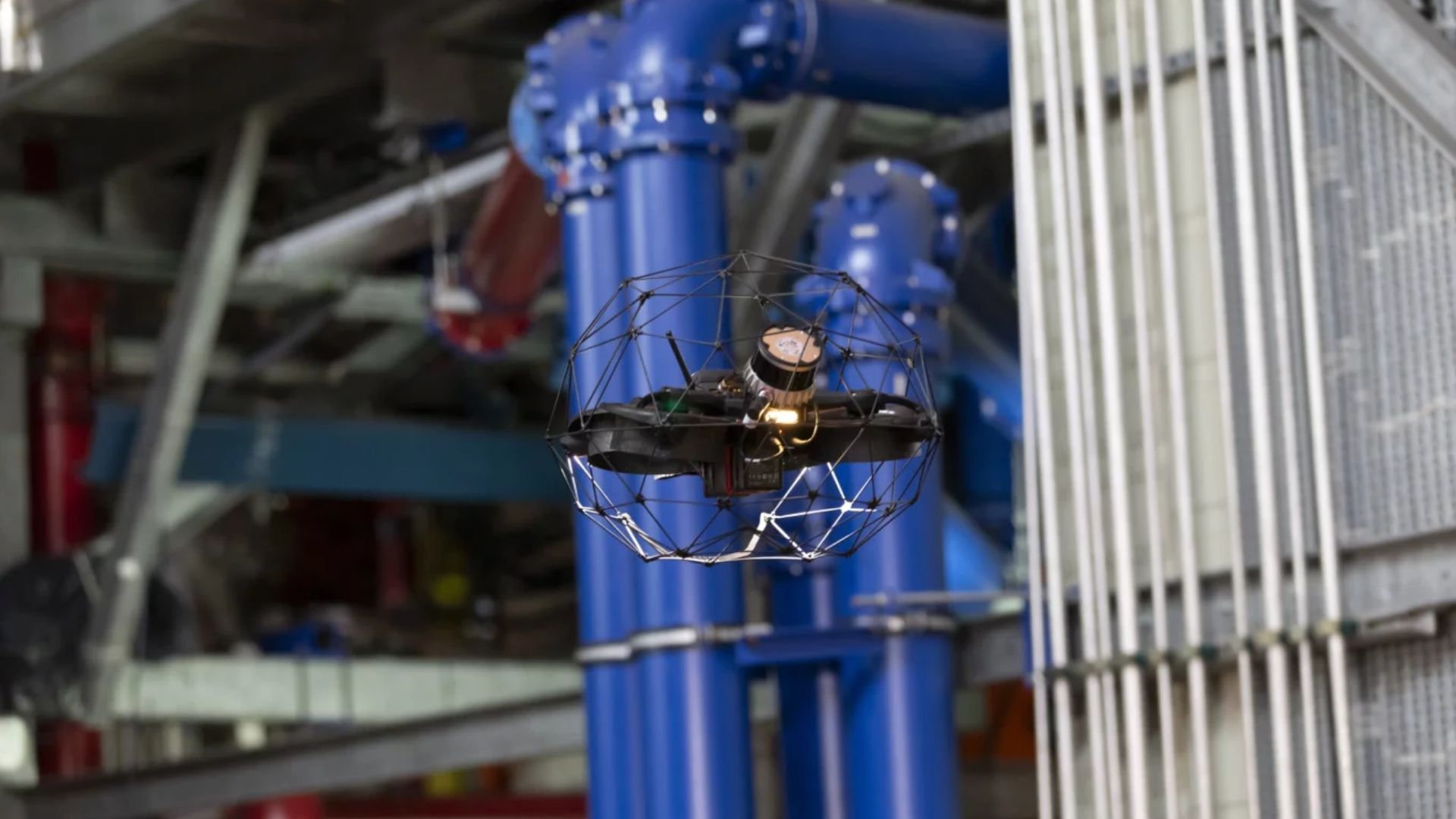 Video: Caged drones inspect UK fusion site under decommissioning in historic first