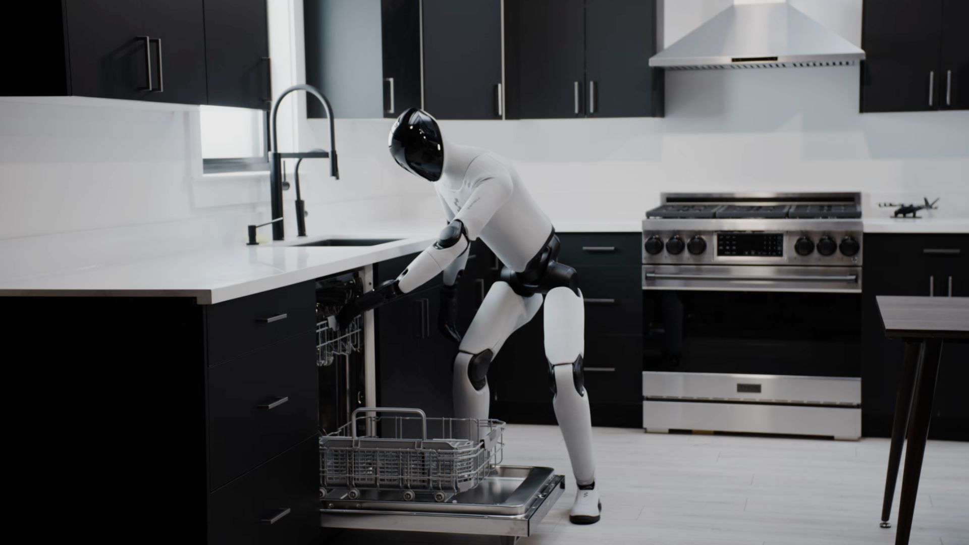 Video: US humanoid robot unloads and reloads a dishwasher using full-body control