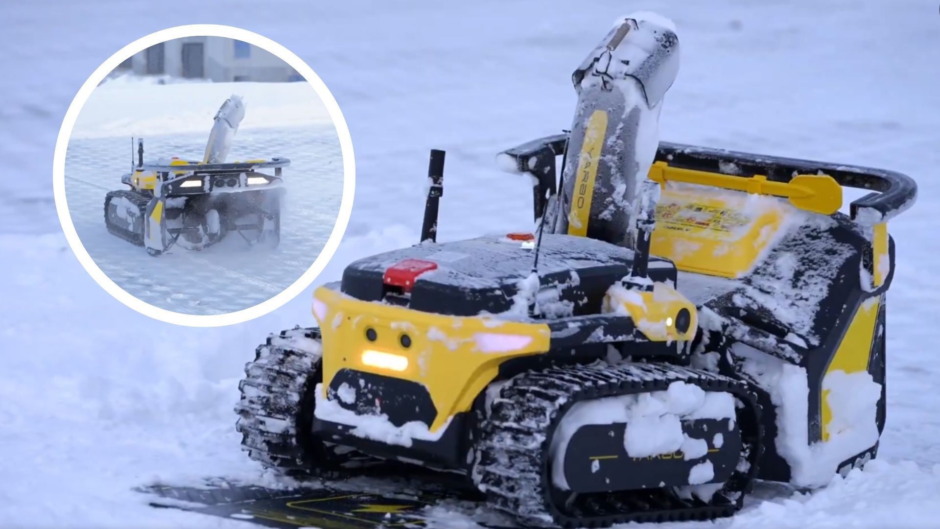 Watch: Autonomous robot clears 6,000-sq-ft driveway in brutal New Jersey snowstorm
