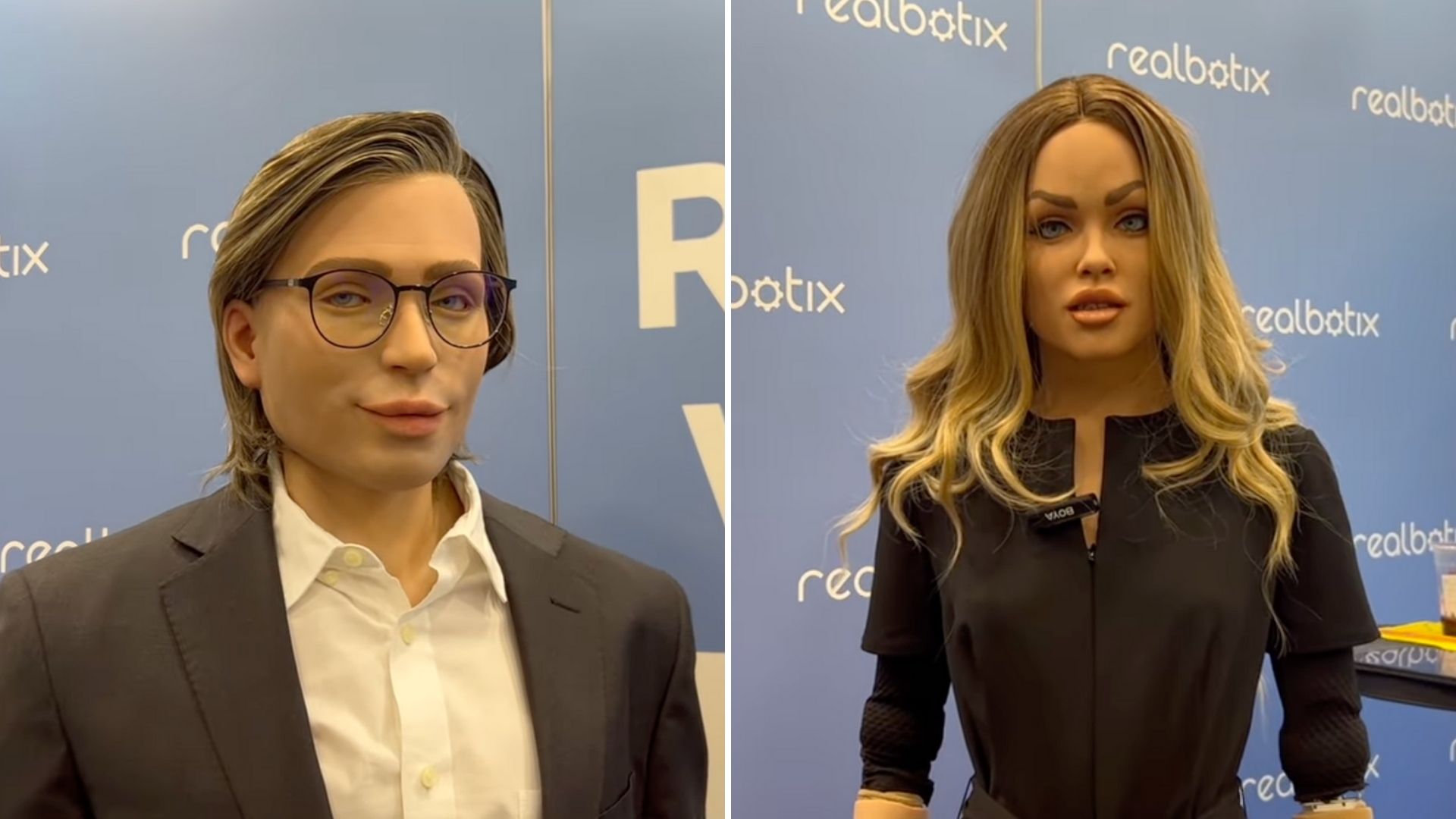 Watch two humanoid robots hold an unscripted conversation for the first time