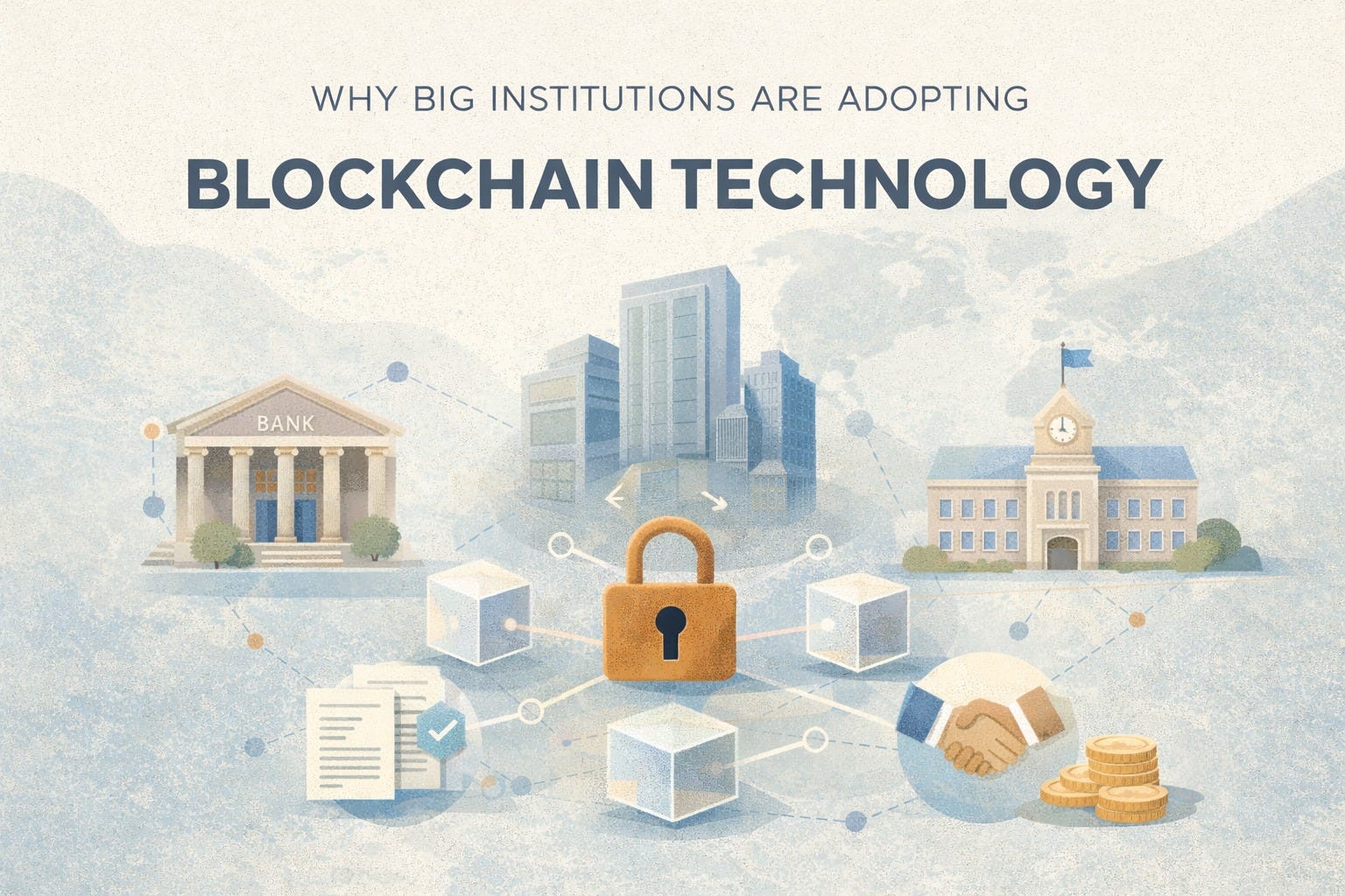 Why Big Institutions Are Adopting Blockchain Technology