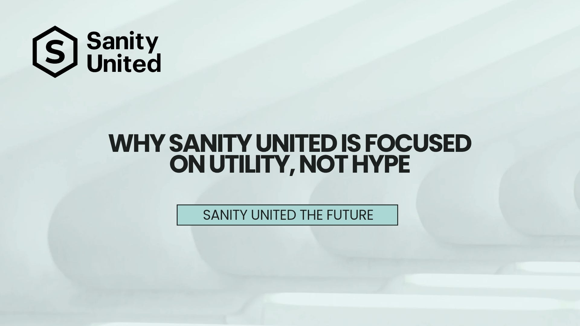 Why Sanity United Is Focused on Utility, Not Hype