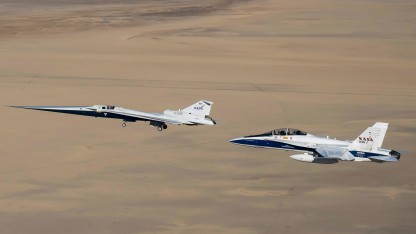 X-59: Verfolgungsflug eines leisen Überschalljets der Nasa