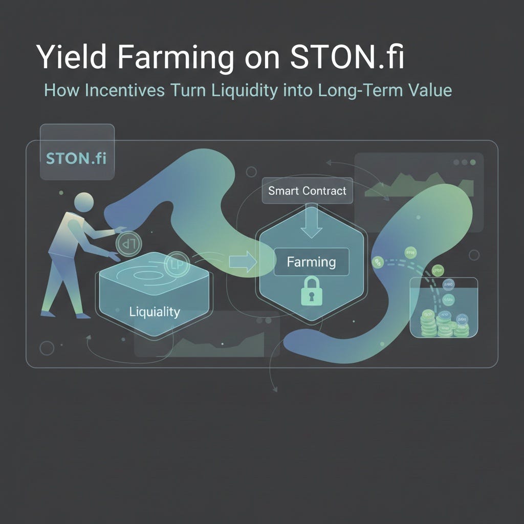 Yield Farming on STON.fi: How Incentives Turn Liquidity into Long-Term Value