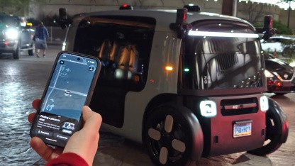 Zoox ausprobiert: Durch Las Vegas in Jeff Bezos’ autonomem Taxi