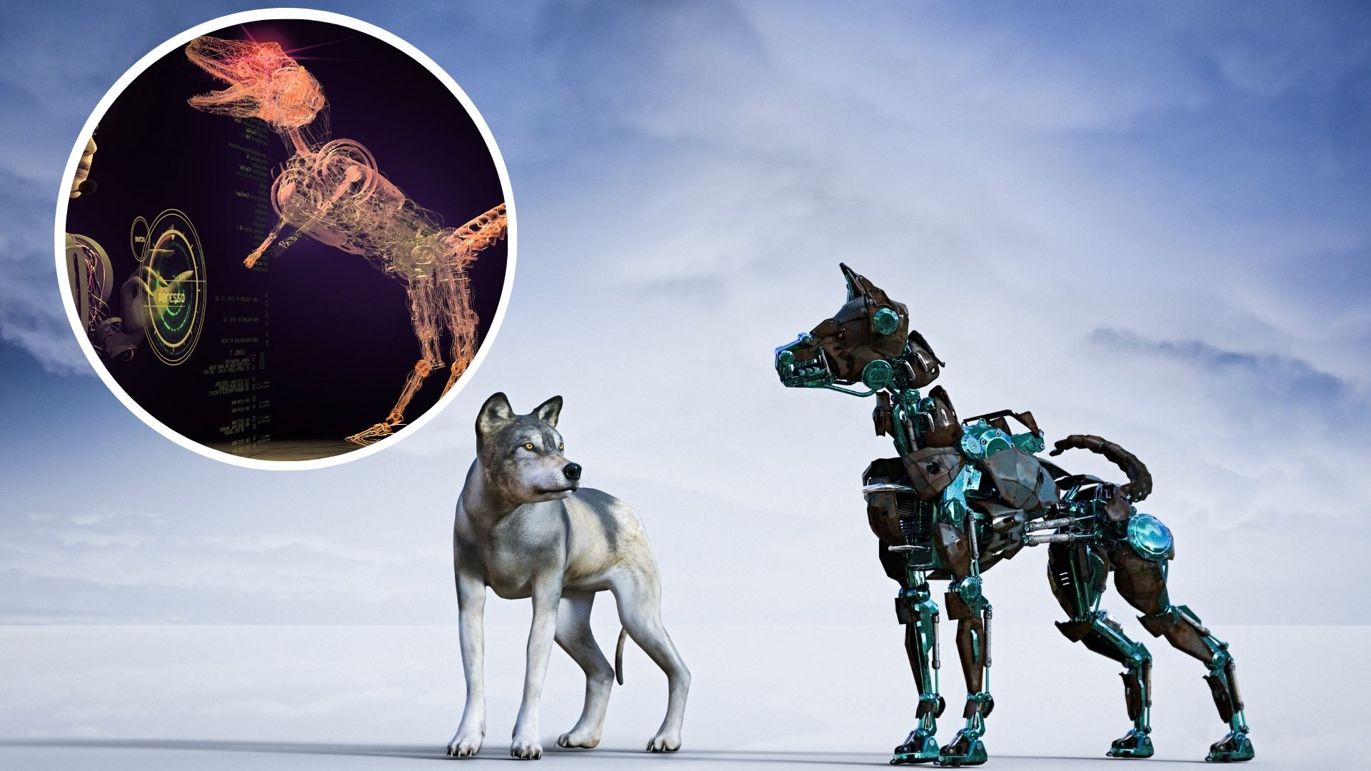 AI creates artificial animals that over time develop functioning vision without instruction