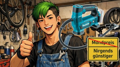 Anzeige: 18V-Kompressor von Makita nun unter Vergleichspreis