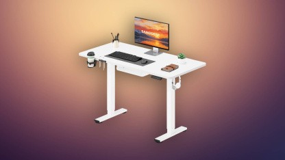 Anzeige: Höhenverstellbarer Schreibtisch für 65,98 Euro bei Amazon