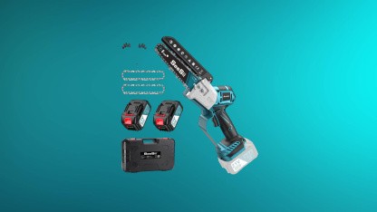 Anzeige: Mini-Kettensäge mit zwei Akkus zum Mini-Preis bei Amazon