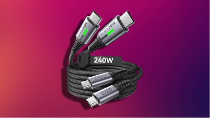 Anzeige: USB-C-Schnellladekabel mit 240 W im Zweierpack unter 9 Euro
