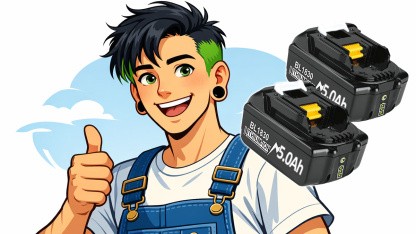 Anzeige: Zwei 5-Ah-Akkus für Makita kosten bei Amazon keine 34 Euro