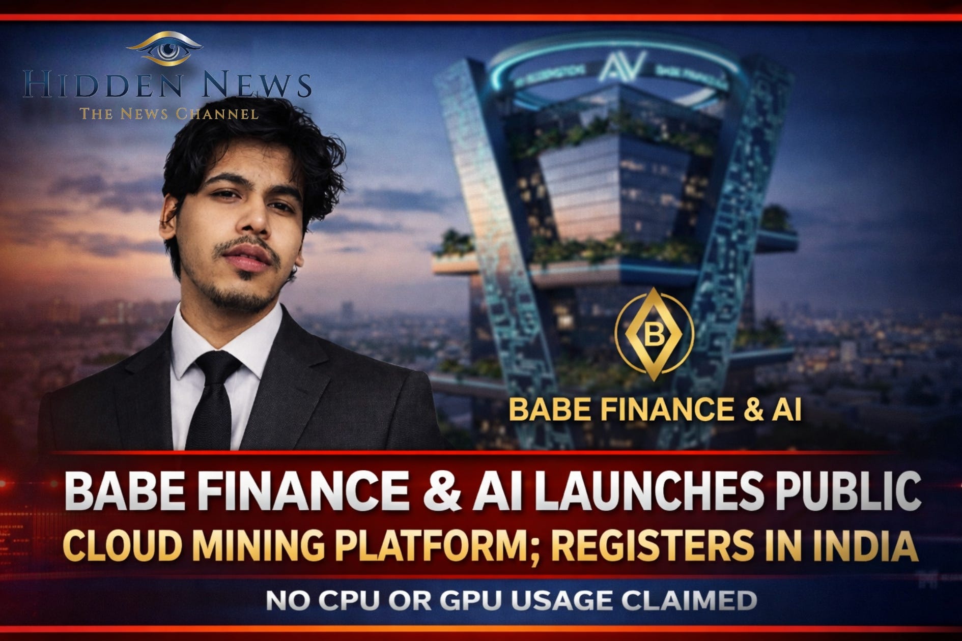 Babe Finance & AI Launches Public Cloud Mining Platform; Registers Company in India